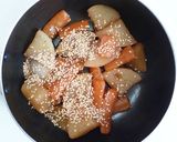 大根とこんにゃくの甘辛煮作り方4写真