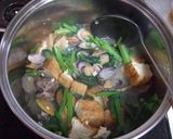アサリと厚揚げと小松菜の煮物作り方3写真
