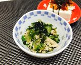 居酒屋風!わかめとささみのさっぱり和え作り方5写真