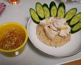カオマンガイ風！蒸し鶏きゅうり丼作り方3写真