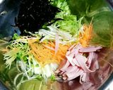 えごま油入り☆水菜 ひじきサラダ♡作り方2写真