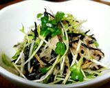 えごま油入り☆水菜 ひじきサラダ♡作り方3写真