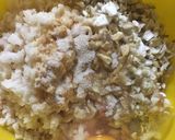 ショリショリ食感のレンコンつくねの煮物作り方1写真