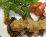 和風・牛もも肉のステーキ作り方5写真