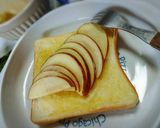 トースト1枚とリンゴ4分の1で簡単朝食♪作り方3写真