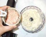 クリーム豆腐のハンバーグ♪簡単ツナとネギ作り方5写真