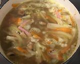 病の家人のための野菜スープ作り方5写真