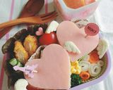 天使のハートサンド♡簡単バレンタイン弁当作り方5写真