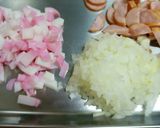 ほうれん草ペーストDE翡翠チャーハン☆作り方1写真
