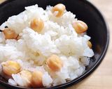 優しい味で美味しい☆ひよこ豆の豆ご飯作り方3写真