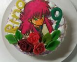 幽遊白書キャラケーキ（飛影）蔵馬画像あり作り方8写真