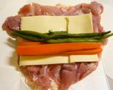 大葉とチーズで旨さ倍増★チキンロール♪作り方3写真
