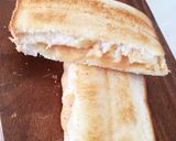 はちみつチーズめんたいホットサンド作り方3写真