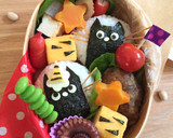 節分☆簡単♩黒猫☆おにぎり☆キャラ弁作り方3写真