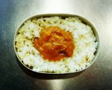 冬限定！子ども喜ぶ☺チーズカレー弁当作り方2写真