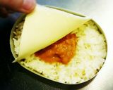 冬限定！子ども喜ぶ☺チーズカレー弁当作り方3写真