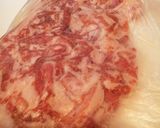 豚バラキャベツ、鶏ガラスープ味♫作り方1写真
