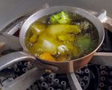 若鶏⾁のコンフィと冬野菜ハーブの香り作り方3写真