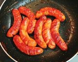 お弁当に＊ウインナー＊甘ケチャ炒め作り方3写真