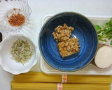 あたた生だししょうゆで簡単！納豆ペペロン作り方1写真