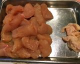 柔らか鶏むね肉とれんこんのオイスター炒め作り方1写真