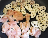 柔らか鶏むね肉とれんこんのオイスター炒め作り方6写真