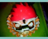 キャラ弁　仮面ライダー尽しエグゼイド編　作り方6写真