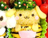 シナモロール ポムポムプリン節分キャラ弁作り方2写真