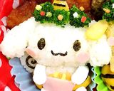 シナモロール ポムポムプリン節分キャラ弁作り方3写真