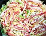 白菜、豚肉のミルフィーユ鍋作り方7写真