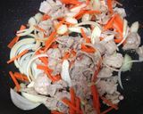 彩り豊かで簡単☆お野菜たっぷり焼うどん作り方3写真