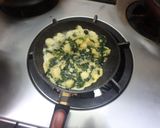 ワカメとポテトのスペイン風オムレツ作り方4写真