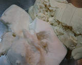あっさりほっこり！エビと枝豆の巾着煮作り方1写真