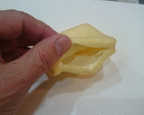 あっさりほっこり！エビと枝豆の巾着煮作り方2写真