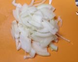 玉ねぎと鮭の味噌汁作り方1写真