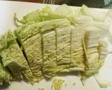 寒い日白菜としょうが味ふわふわ肉団子の鍋作り方1写真