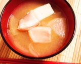 玉ねぎと鮭の味噌汁作り方11写真
