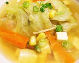 ヒガシマルうどんスープで簡単中華風スープ作り方6写真