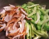 セロリと竹輪のきんぴら作り方1写真