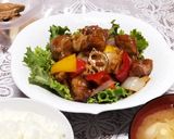 酢豚好きが作る本格的な大人味の黒酢酢豚作り方8写真