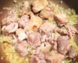簡単！鶏肉と芽キャベツの刻み玉ねぎ炒め作り方3写真