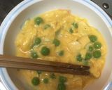 えんどう豆（グリンピース）オムレツサンド作り方3写真