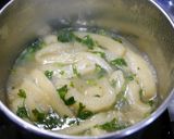 簡単！春菊とお揚げのお味噌汁作り方3写真