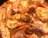 赤海老と☆縮みほうれん草のパスタ☆作り方7写真