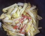 白菜とカニカマの中華風炒め作り方5写真