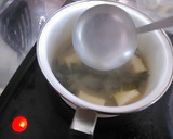 厚揚げとわかめの味噌汁作り方3写真