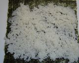 節分の恵方巻☆巻き寿司☆肉と野菜入り作り方4写真