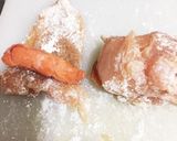 おつまみにも☆鶏胸肉の明太子挟みｯ♪作り方2写真