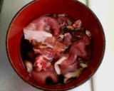 簡単 残り物のお肉で豚丼作り方1写真
