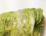 チーズかけ和風ロール白菜作り方7写真